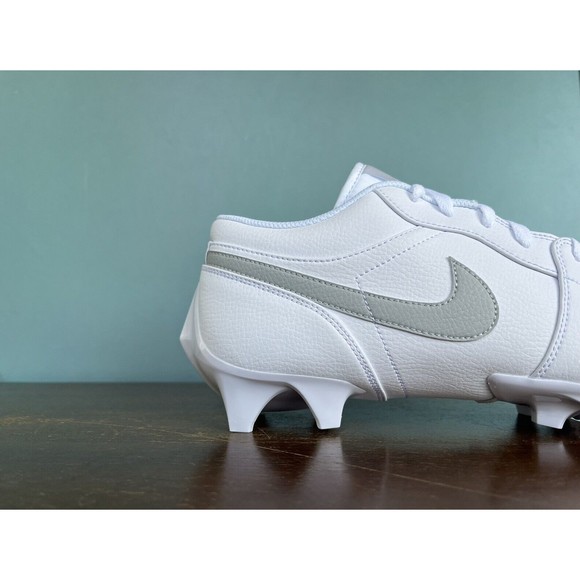 Jordan 1 Low TD Vapor Edge Football Cleats White/Grey Men's Size 13 FJ6245-101 - Picture 4 of 11